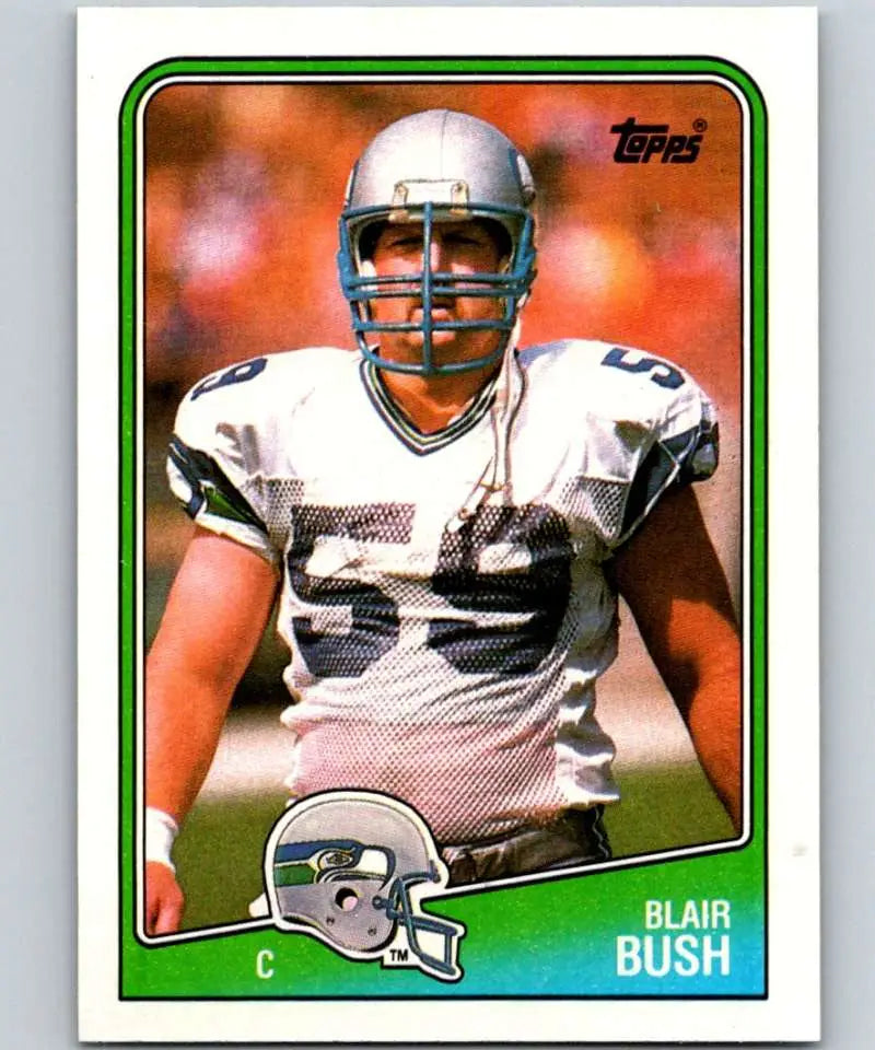 1988 Topps #139 Blair Bush EX Excellent Seattle Seahawks Football Card - Football Card Single