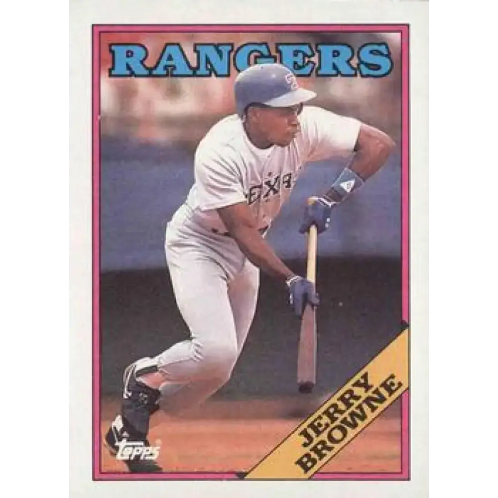 1988 Topps #139 Jerry Browne NM-MT Texas Rangers Baseball Card - Baseball Card Single