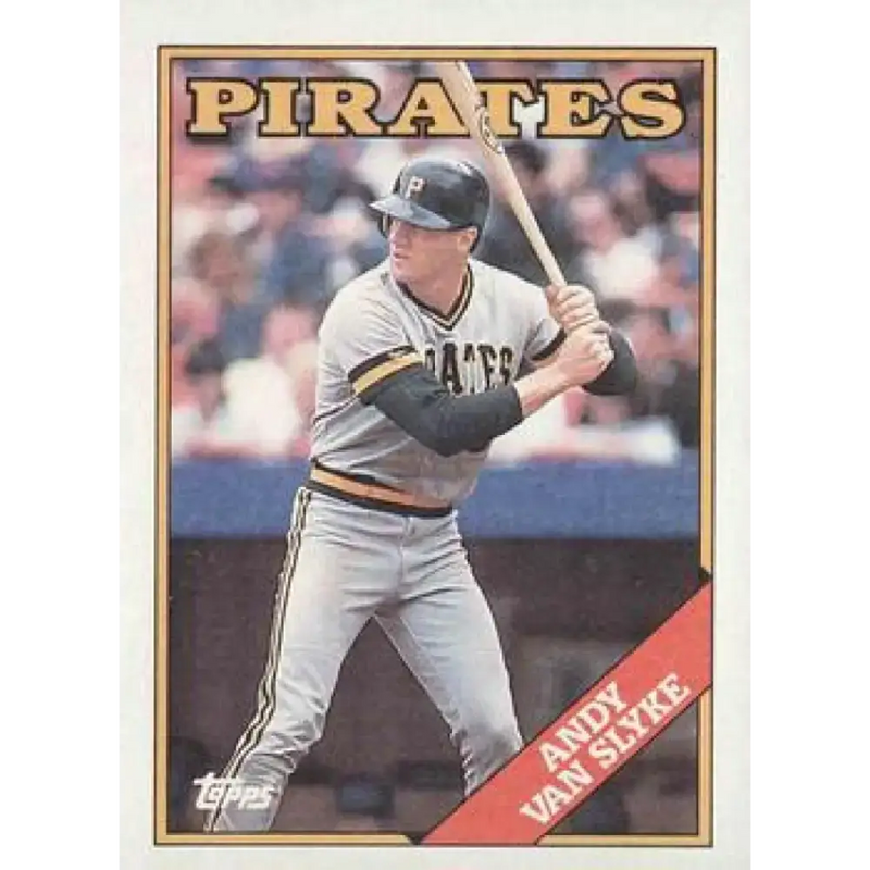 1988 Topps #142 Andy Van Slyke NM-MT Pittsburgh Pirates Baseball Card - Baseball Card Single