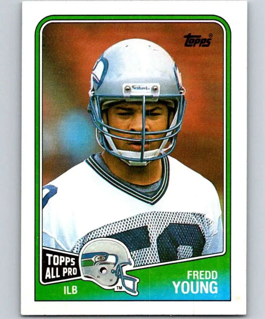 1988 Topps #143 Fredd Young EX Excellent Seattle Seahawks Football Card