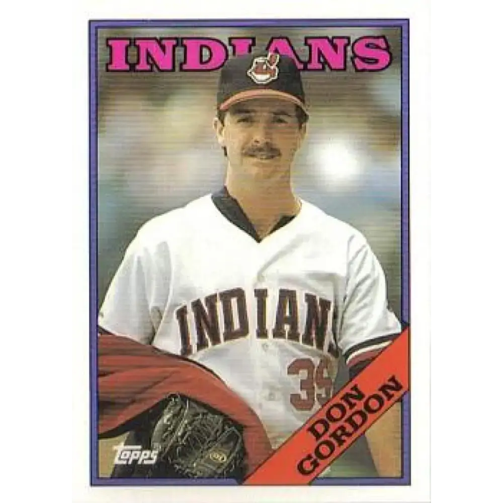 1988 Topps #144 Don Gordon NM-MT RC Rookie Cleveland Indians Baseball Card - Baseball Card Single