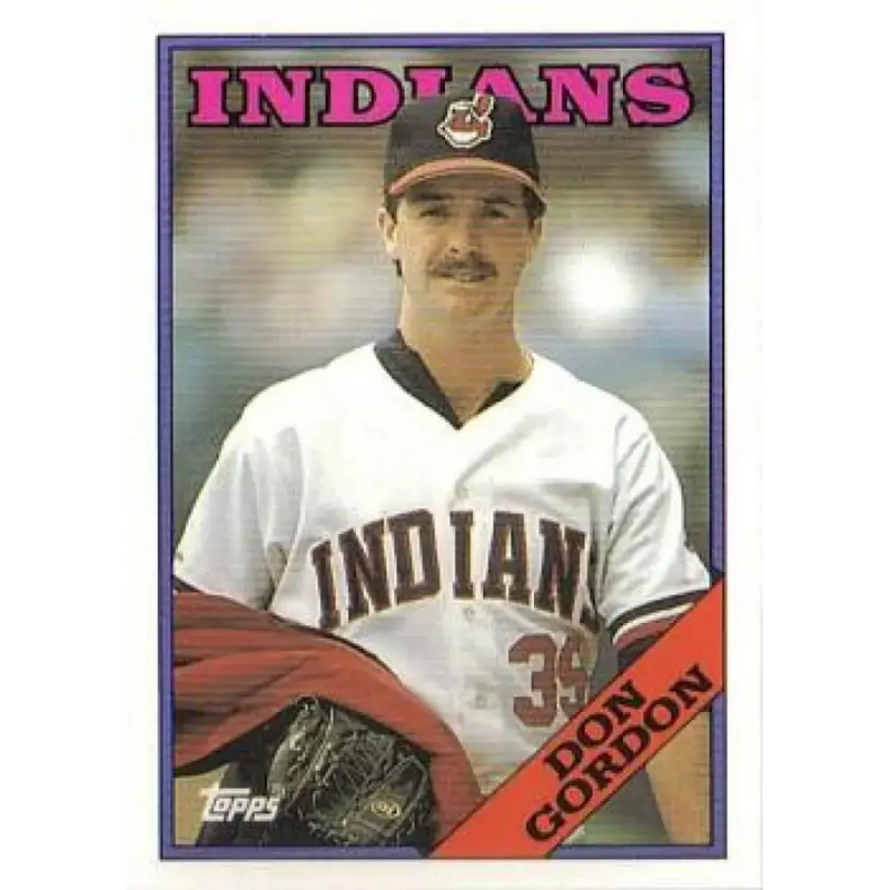 1988 Topps #144 Don Gordon NM-MT RC Rookie Cleveland Indians Baseball Card - Baseball Card Single