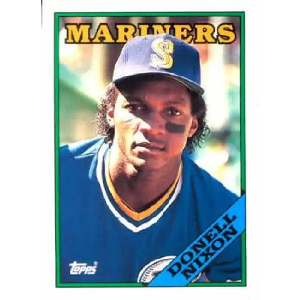 1988 Topps #146 Donell Nixon NM-MT RC Rookie Seattle Mariners Baseball Card - Baseball Card Single