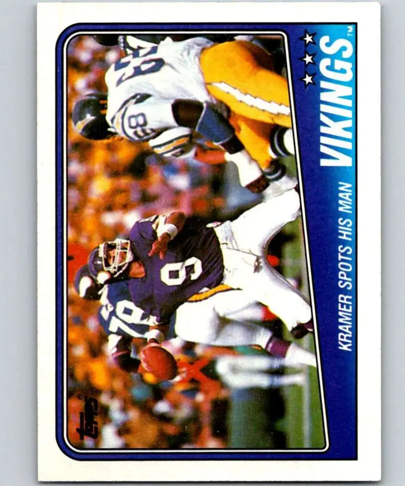 1988 Topps #146 Tommy Kramer EX Excellent Minnesota Vikings Football Card - Football Card Single