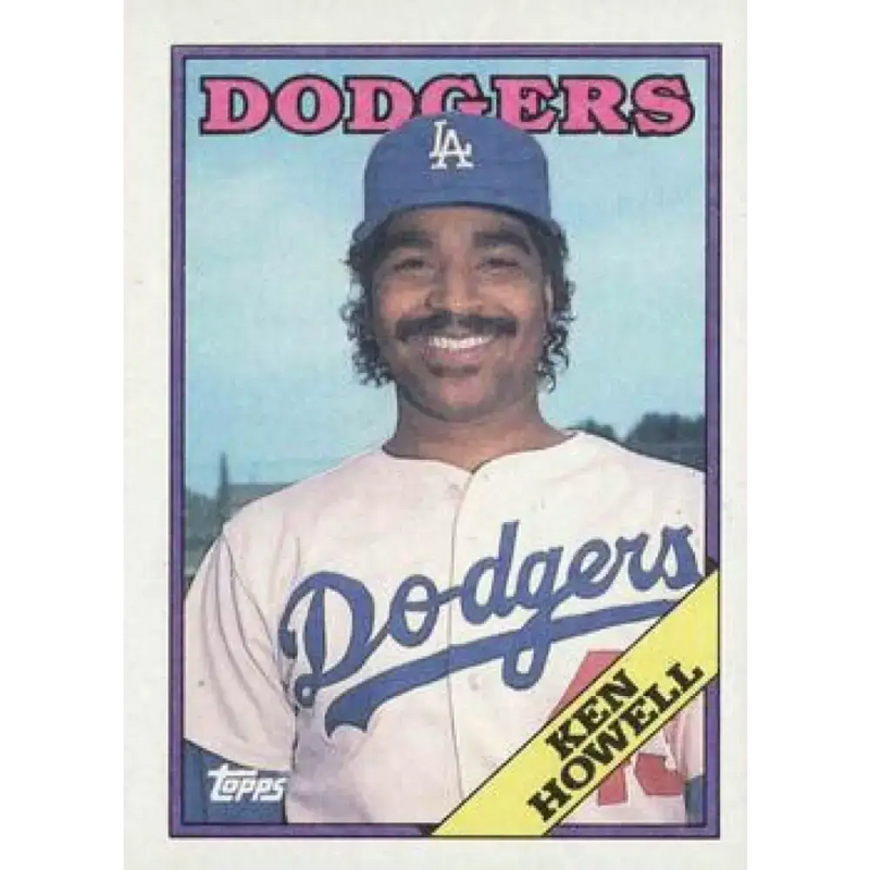 1988 Topps #149 Ken Howell NM-MT Los Angeles Dodgers Baseball Card - Baseball Card Single