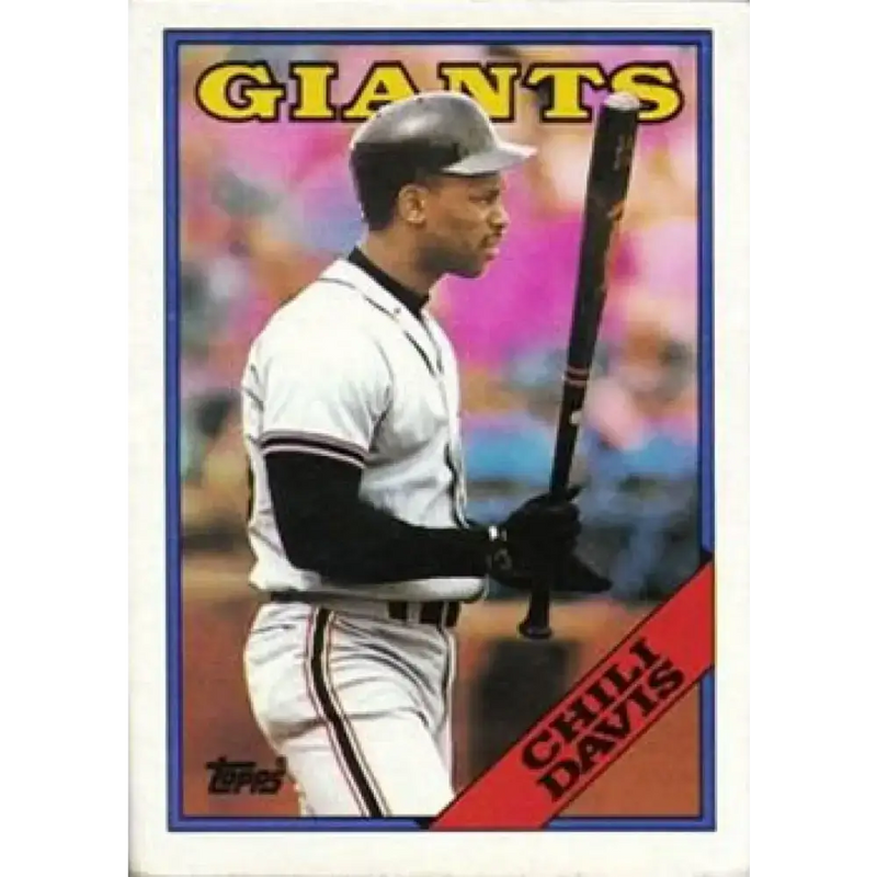 1988 Topps #15 Chili Davis NM-MT San Francisco Giants Baseball Card - Baseball Card Single