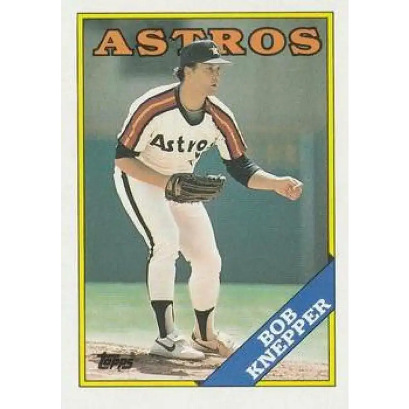 1988 Topps #151 Bob Knepper NM-MT Houston Astros Baseball Card - Baseball Card Single