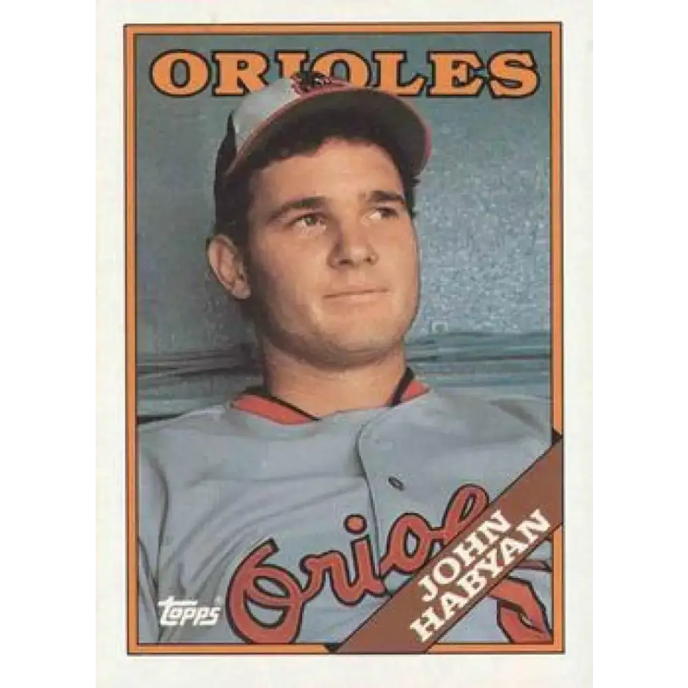 1988 Topps #153 John Habyan NM-MT Baltimore Orioles Baseball Card - Baseball Card Single