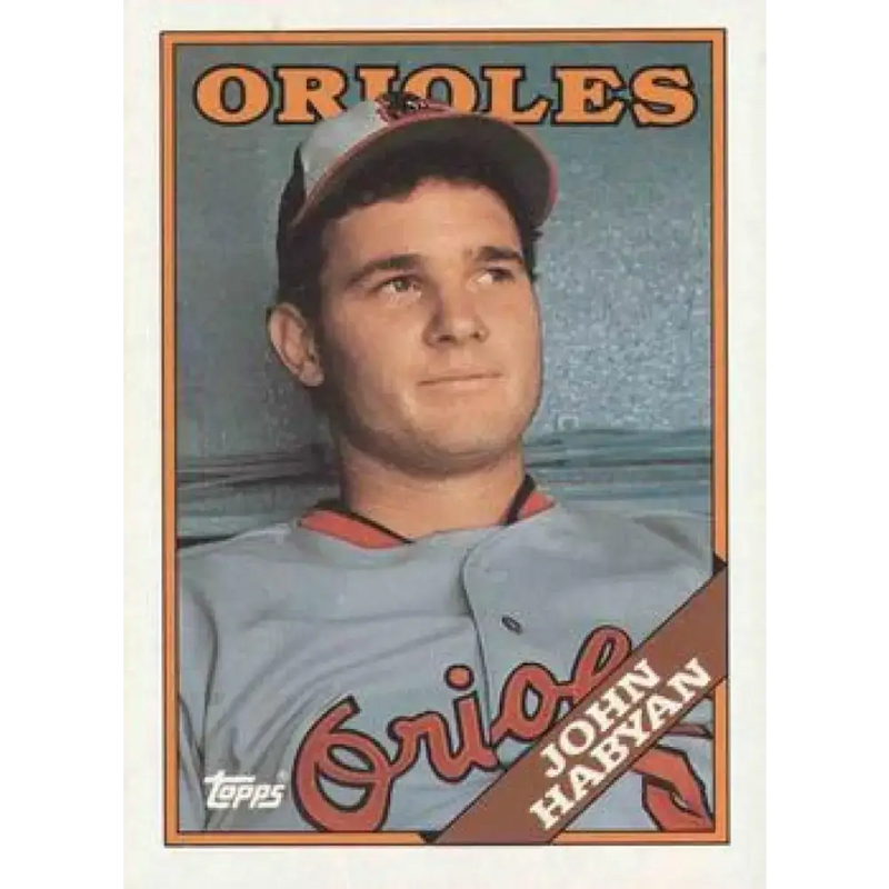 1988 Topps #153 John Habyan NM-MT Baltimore Orioles Baseball Card - Baseball Card Single