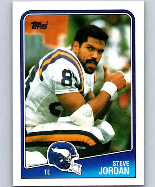 1988 Topps #153 Steve Jordan EX Excellent Minnesota Vikings Football Card