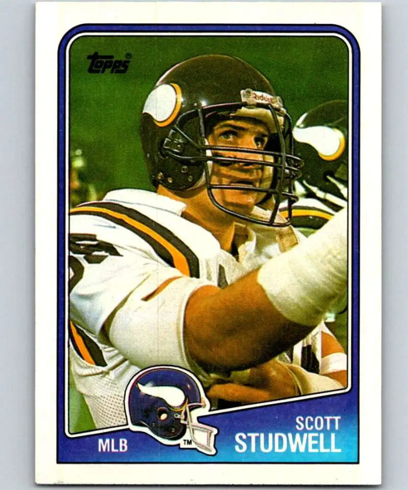 1988 Topps #158 Scott Studwell EX Excellent RC Rookie Minnesota Vikings Football Card - Football Card Single