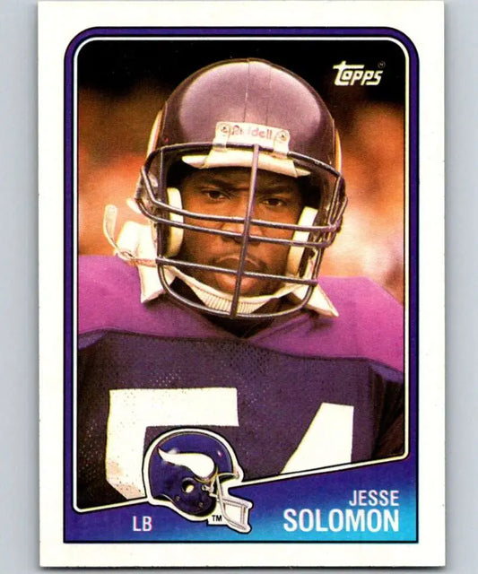 1988 Topps #159 Jesse Solomon EX Excellent RC Rookie Minnesota Vikings Football Card