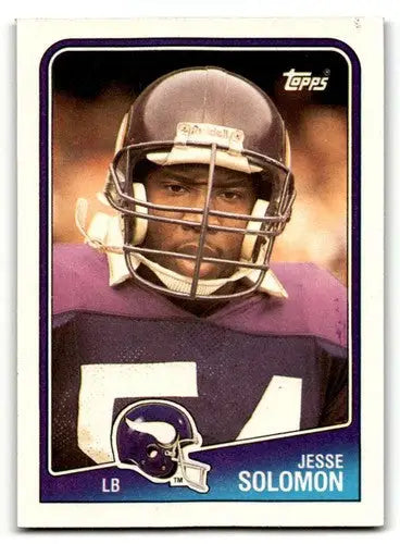 1988 Topps #159 Jesse Solomon Minnesota Vikings Football Cards EX/NM ID:62493 - Football Card Single