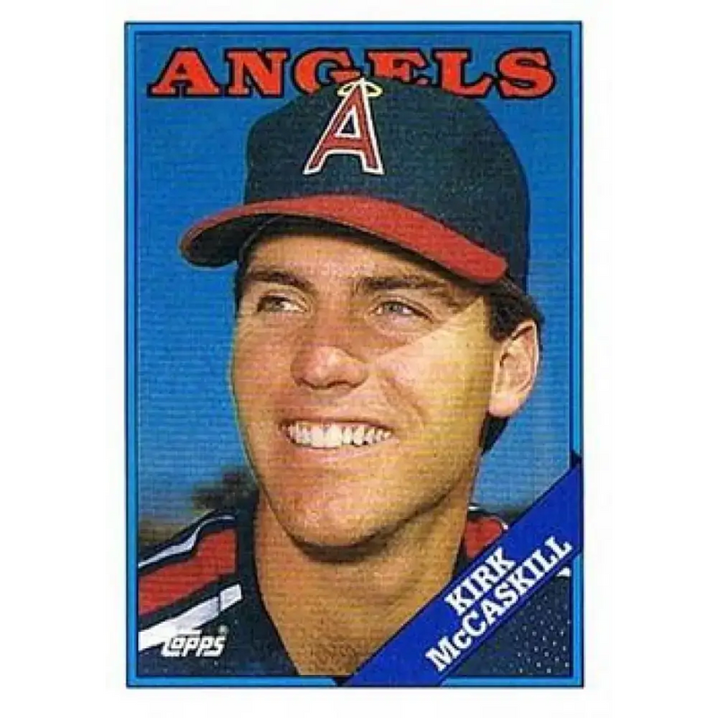 1988 Topps #16 Kirk McCaskill NM-MT California Angels Baseball Card
