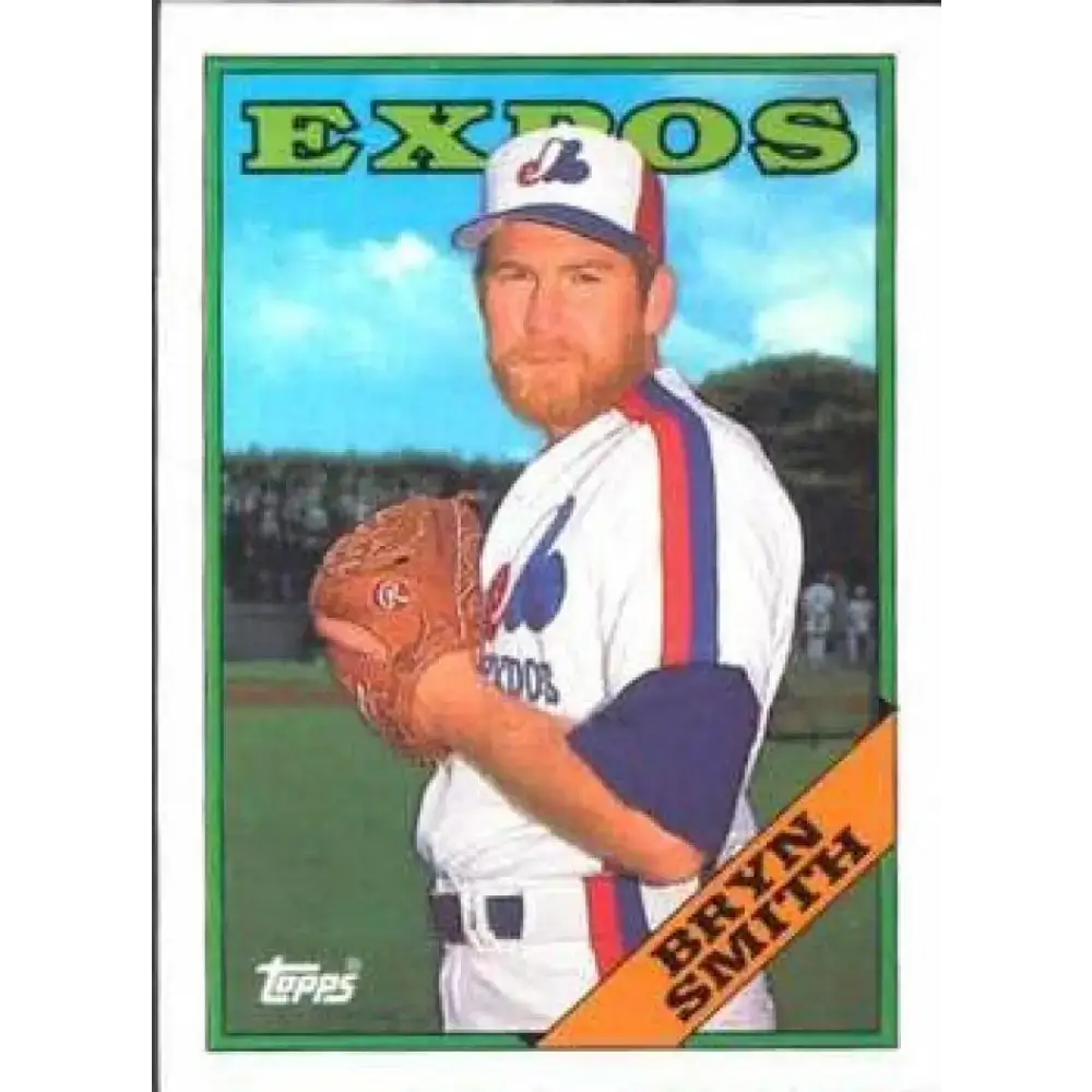 1988 Topps #161 Bryn Smith NM-MT Montreal Expos Baseball Card - Baseball Card Single