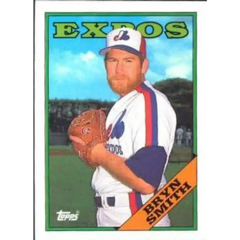 1988 Topps #161 Bryn Smith NM-MT Montreal Expos Baseball Card - Baseball Card Single