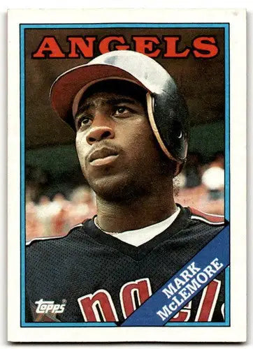 1988 Topps Mark McLemore baseball card with original gloss, perfect for simply sandoval collectors