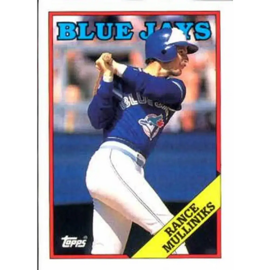 1988 Topps #167 Rance Mulliniks NM-MT Toronto Blue Jays Baseball Card