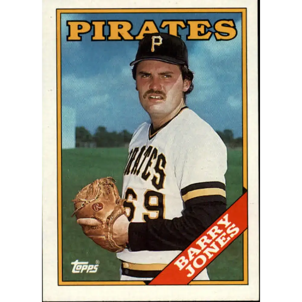 1988 Topps #168 Barry Jones NM-MT Pittsburgh Pirates Baseball Card