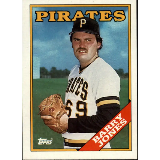1988 Topps #168 Barry Jones NM-MT Pittsburgh Pirates Baseball Card - Baseball Card Single