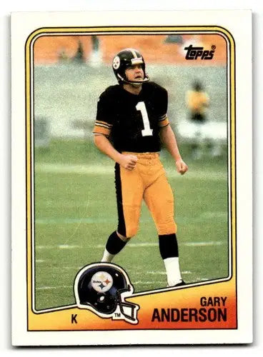 1988 Topps #168 Gary Anderson Pittsburgh Steelers Football Cards EX/ ID:62502 - Football Card Single