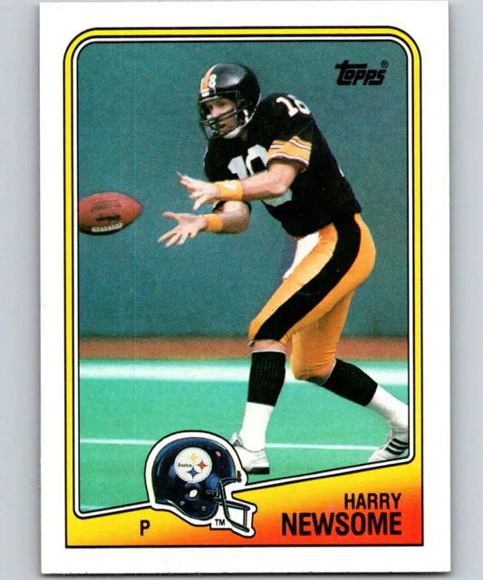 1988 Topps #169 Harry Newsome EX Excellent RC Rookie Pittsburgh Steelers Football Card