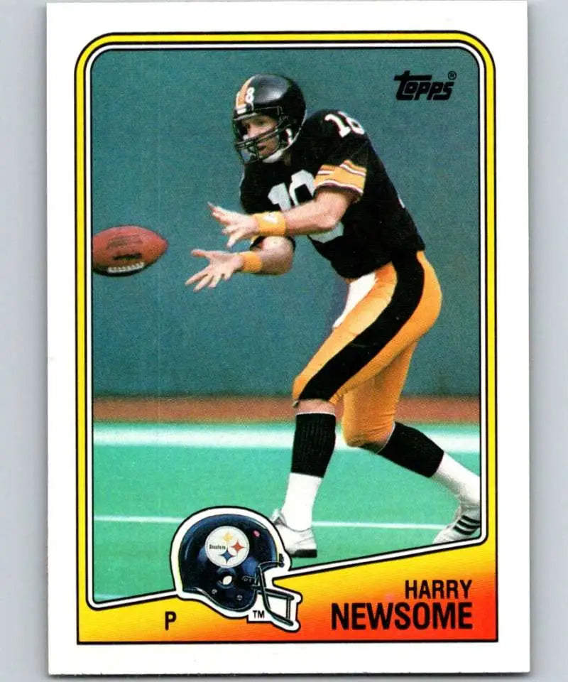 1988 Topps #169 Harry Newsome EX Excellent RC Rookie Pittsburgh Steelers Football Card - Football Card Single
