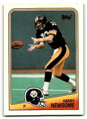 1988 Topps #169 Harry Newsome Pittsburgh Steelers Football Cards EX/ ID:62503 - Football Card Single
