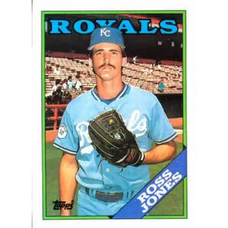 1988 Topps #169 Ross Jones NM-MT RC Rookie Kansas City Royals Baseball Card - Baseball Card Single