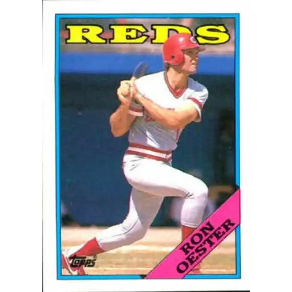 1988 Topps #17 Ron Oester NM-MT Cincinnati Reds Baseball Card - Baseball Card Single