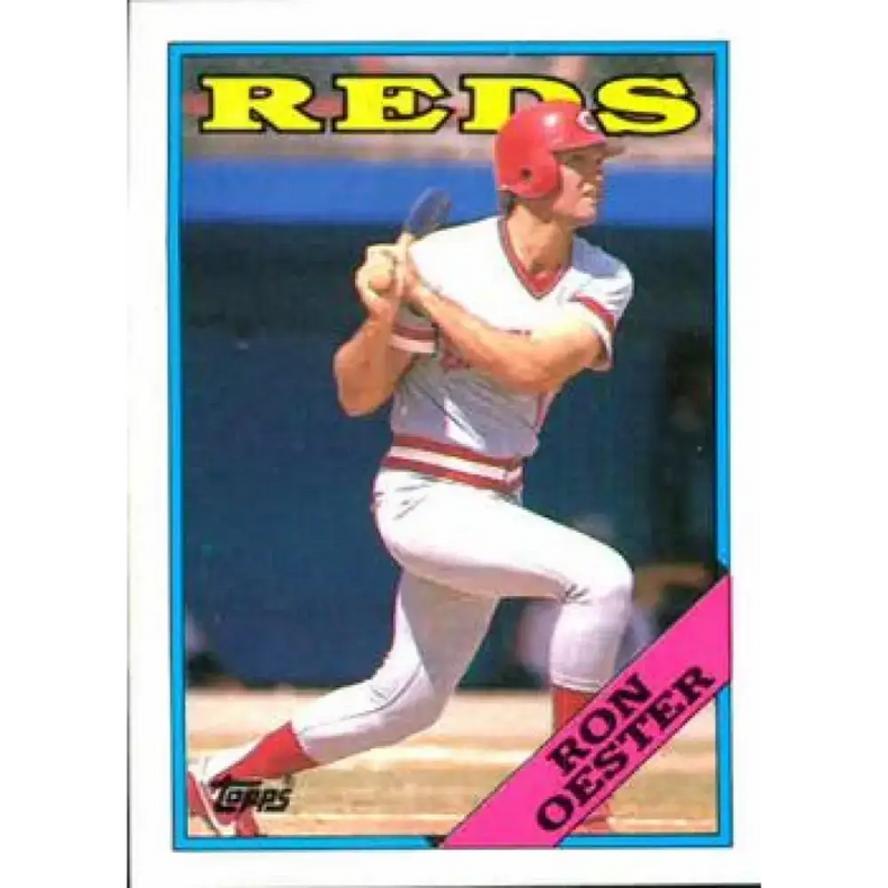 1988 Topps #17 Ron Oester NM-MT Cincinnati Reds Baseball Card - Baseball Card Single