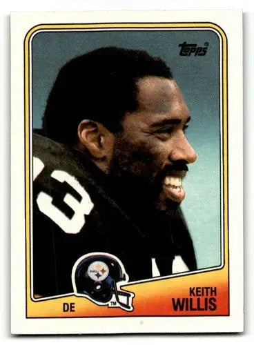 1988 Topps #170 Keith Willis Pittsburgh Steelers Football Cards EX/N ID:62504 - Trading Cards