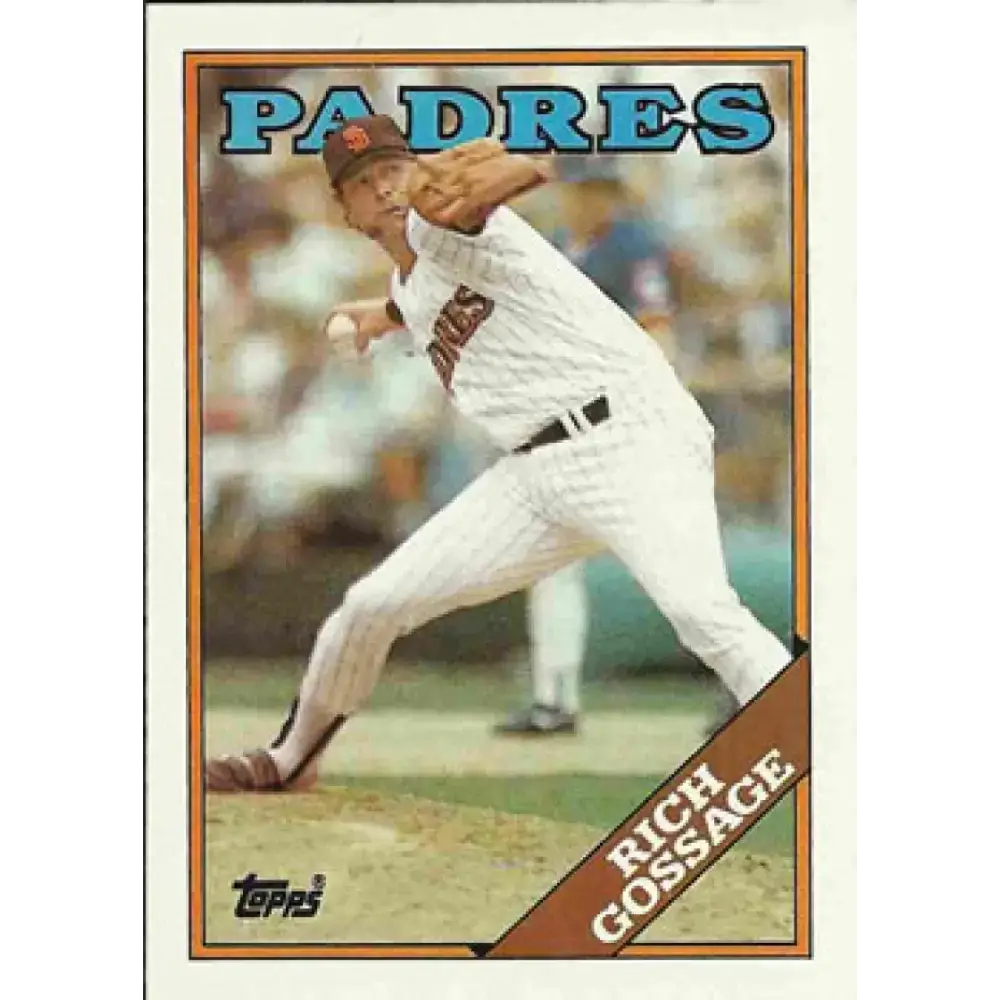 1988 Topps #170 Rich Gossage NM-MT San Diego Padres Baseball Card - Baseball Card Single