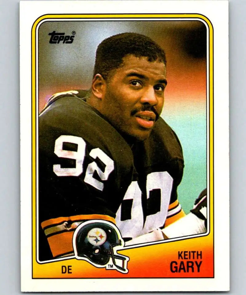 1988 Topps #171 Keith Gary EX Excellent Pittsburgh Steelers Football Card