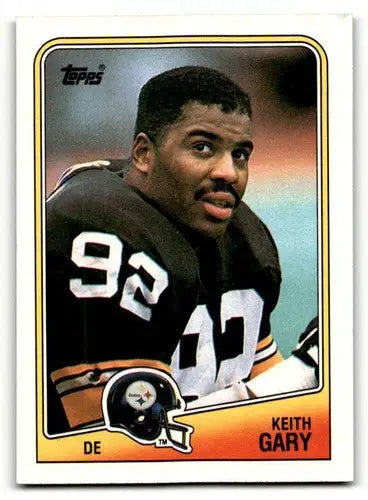 1988 Topps #171 Keith Gary Pittsburgh Steelers Football Cards EX/NM ID:62505 - Football Card Single