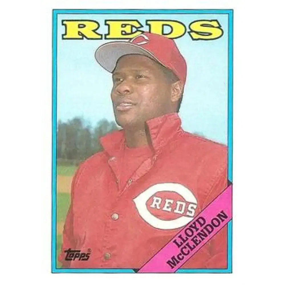 1988 Topps #172 Lloyd McClendon NM-MT RC Rookie Cincinnati Reds Baseball Card - Baseball Card Single