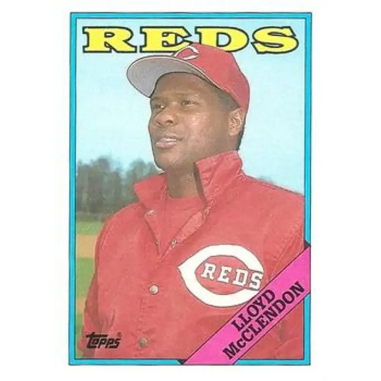 1988 Topps #172 Lloyd McClendon NM-MT RC Rookie Cincinnati Reds Baseball Card - Baseball Card Single