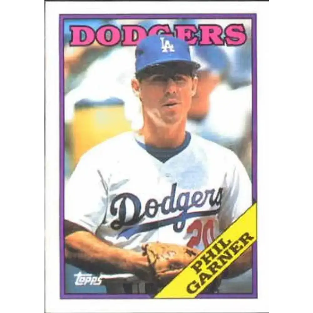 1988 Topps #174 Phil Garner NM-MT Los Angeles Dodgers Baseball Card - Baseball Card Single