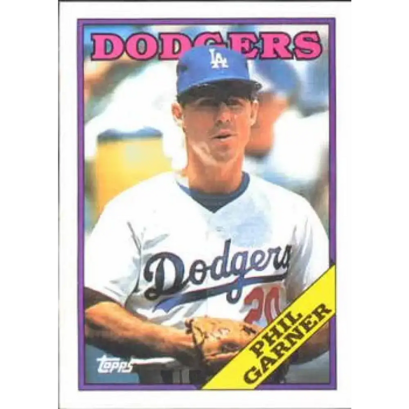 1988 Topps #174 Phil Garner NM-MT Los Angeles Dodgers Baseball Card - Baseball Card Single