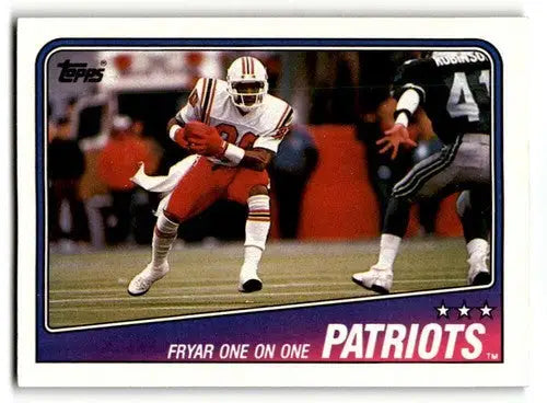 1988 Topps #175 Patriots Team Leaders - Irving Fryar TL New England ID:62509 - Football Card Single