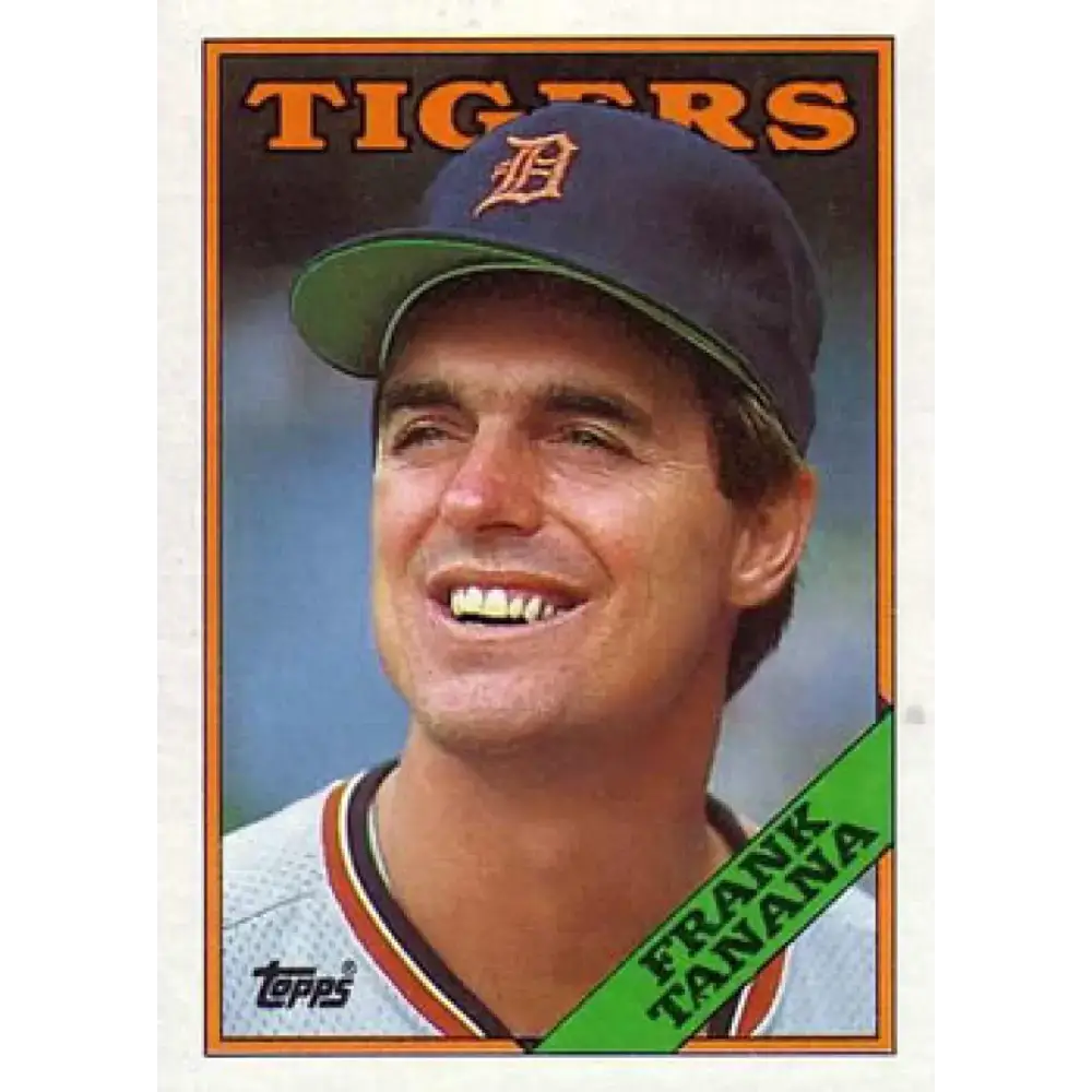 1988 Topps #177 Frank Tanana NM-MT Detroit Tigers Baseball Card - Baseball Card Single