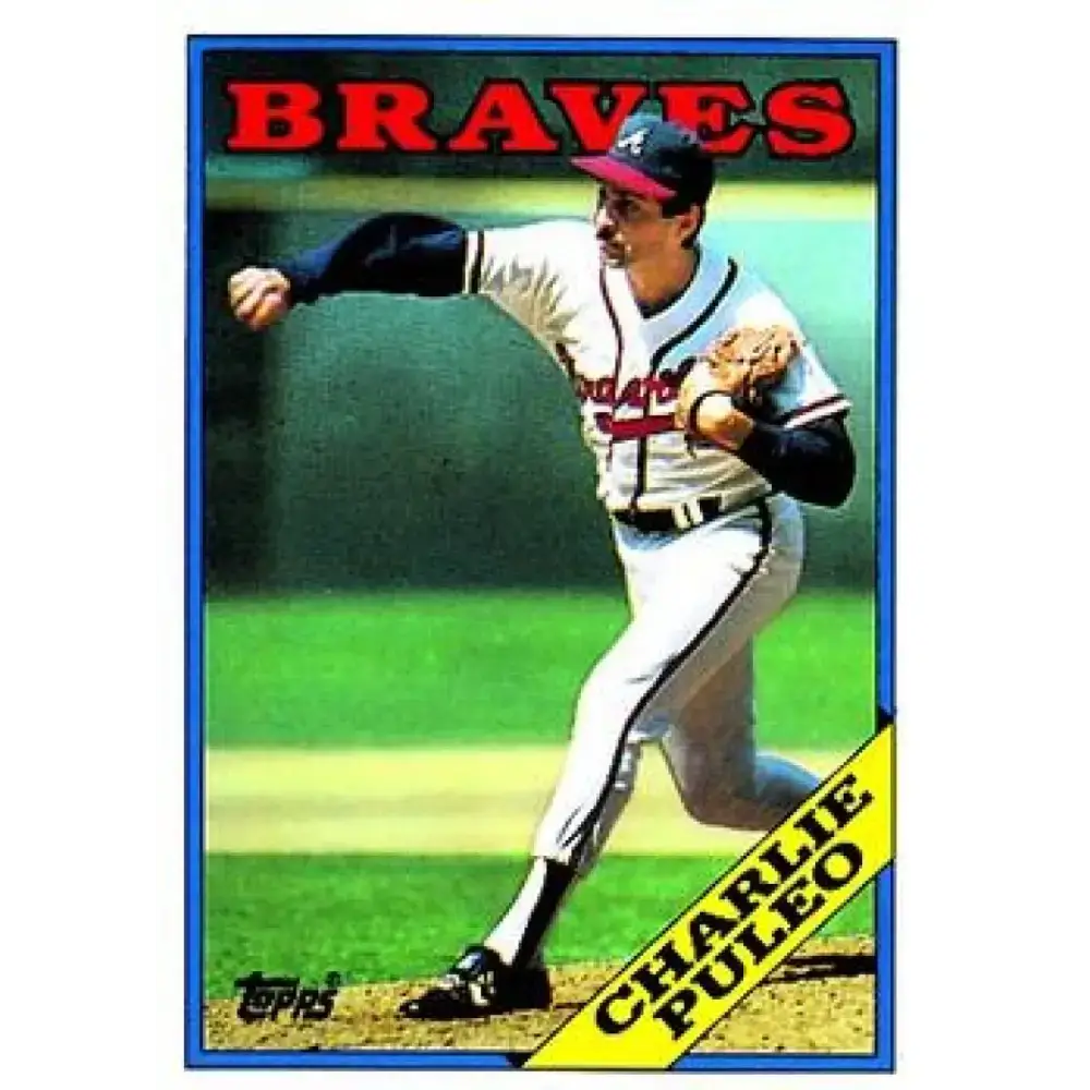 1988 Topps #179 Charlie Puleo NM-MT Atlanta Braves Baseball Card - Baseball Card Single