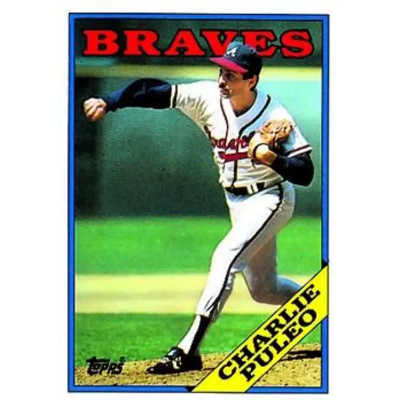 1988 Topps #179 Charlie Puleo NM-MT Atlanta Braves Baseball Card - Baseball Card Single