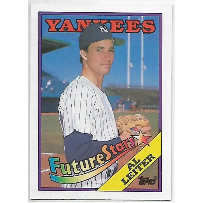 1988 Topps #18 Al Leiter NM-MT RC Rookie Baseball Card - Baseball Card Single