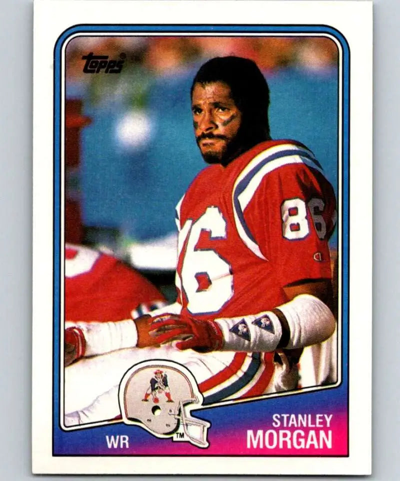 1988 Topps #180 Stanley Morgan EX Excellent New England Patriots Football Card - Football Card Single