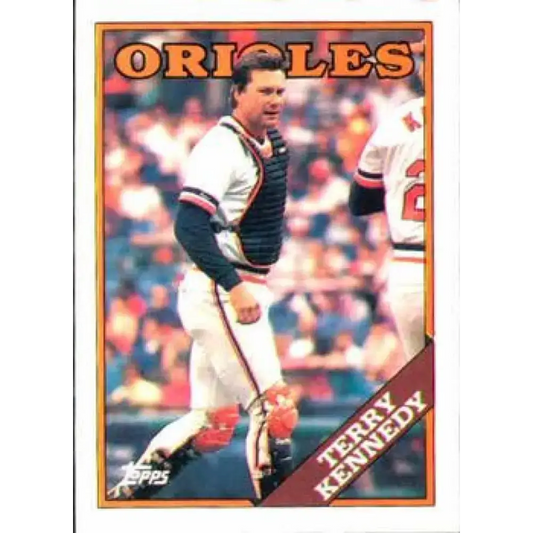1988 Topps #180 Terry Kennedy NM-MT Baltimore Orioles Baseball Card - Baseball Card Single