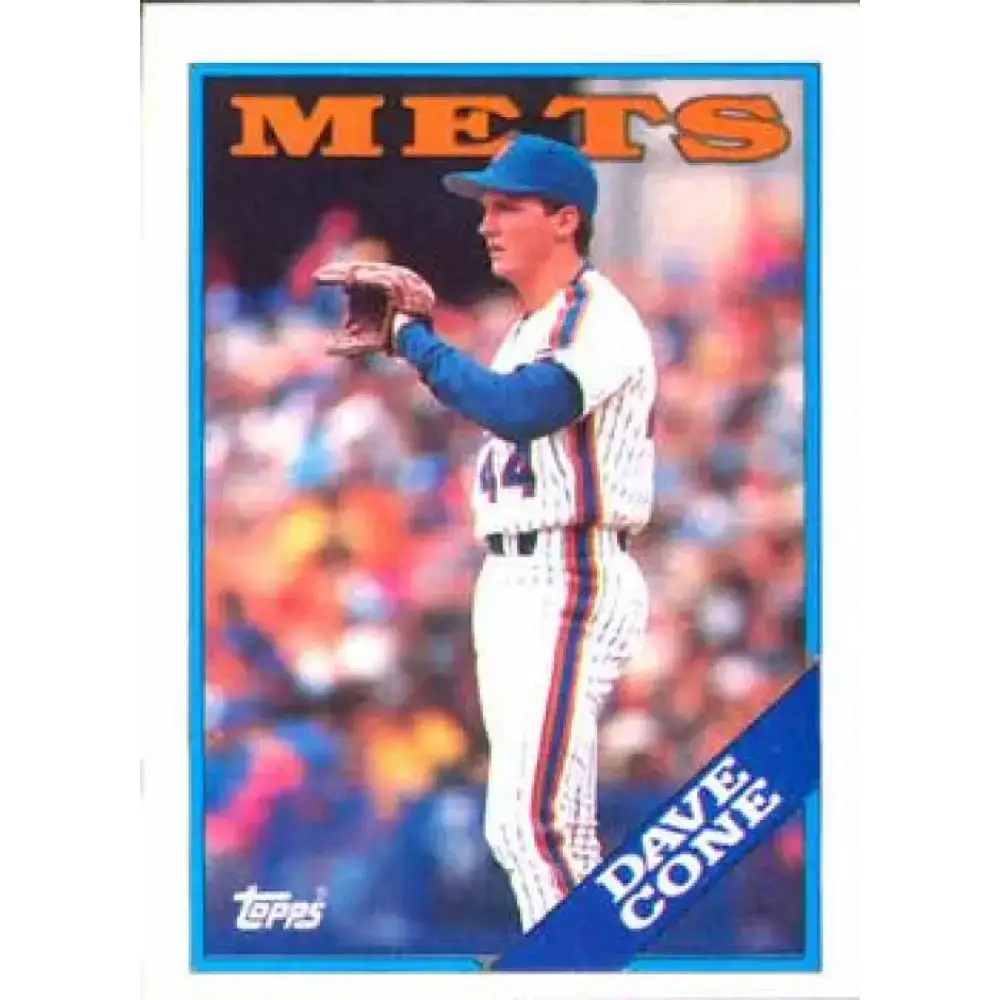 1988 Topps #181 David Cone NM-MT New York Mets Baseball Card - Baseball Card Single