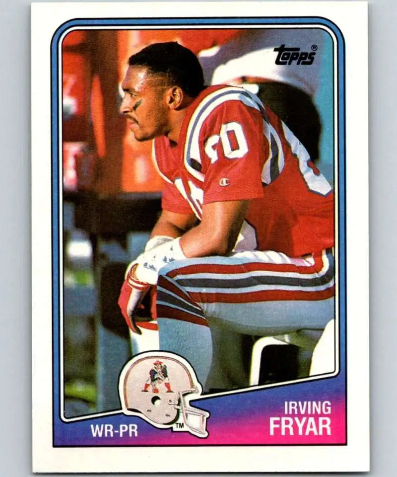 1988 Topps #181 Irving Fryar EX Excellent New England Patriots Football Card - Football Card Single