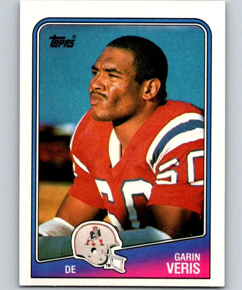 1988 Topps #185 Garin Veris EX Excellent New England Patriots Football Card - Football Card Single