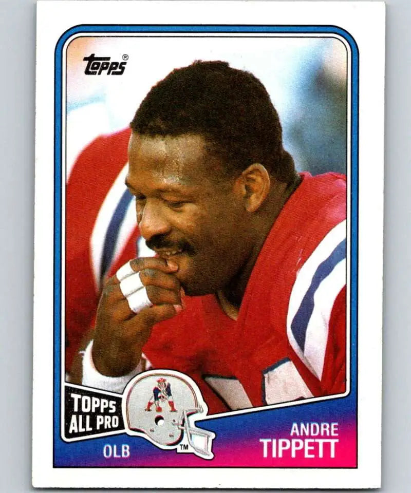 1988 Topps #186 Andre Tippett EX Excellent New England Patriots Football Card - Football Card Single